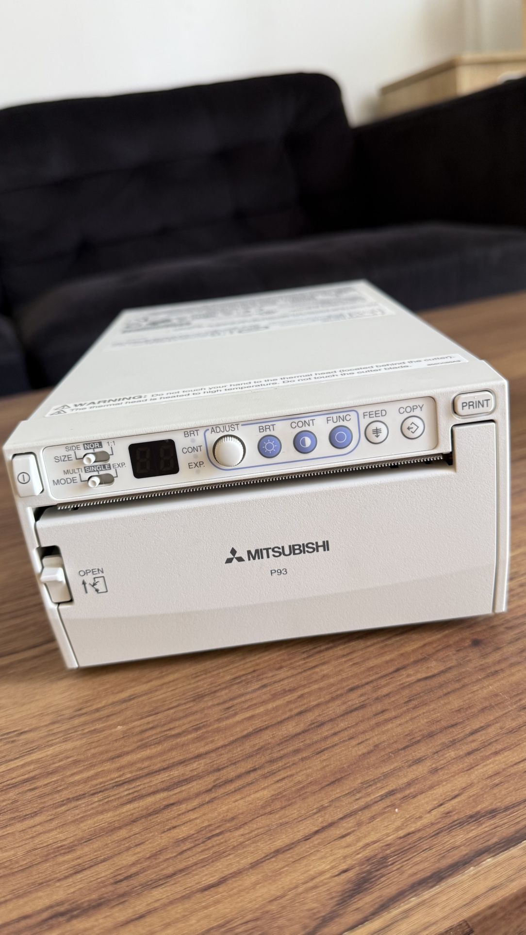 Mitsubishi Digital Printer P93D with paper
