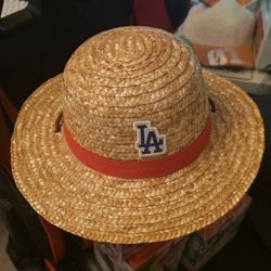 Dodgers One Piece Luffy Straw Hat