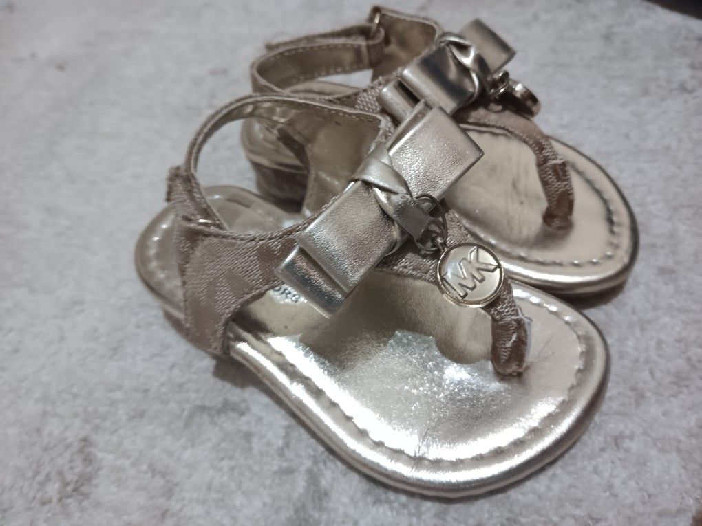 Mk Babygirl Sandals Size 5