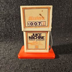 Vintage 1969 Mattel Sizzlers Juice Machine Power Charger Hot Line & Earthshakers