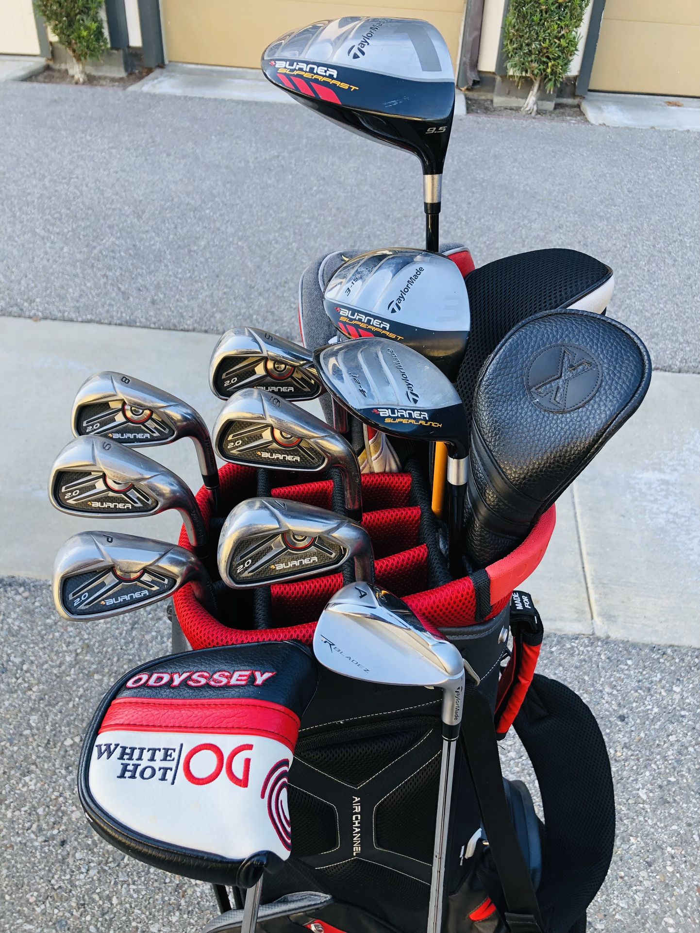 Taylormade Burner Golf Set Irons 5-PW with Taylormade Driver