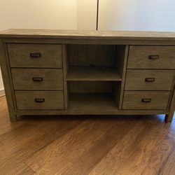 Antique Solid Wooden TV Stand 