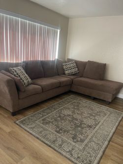 Brown couch’s