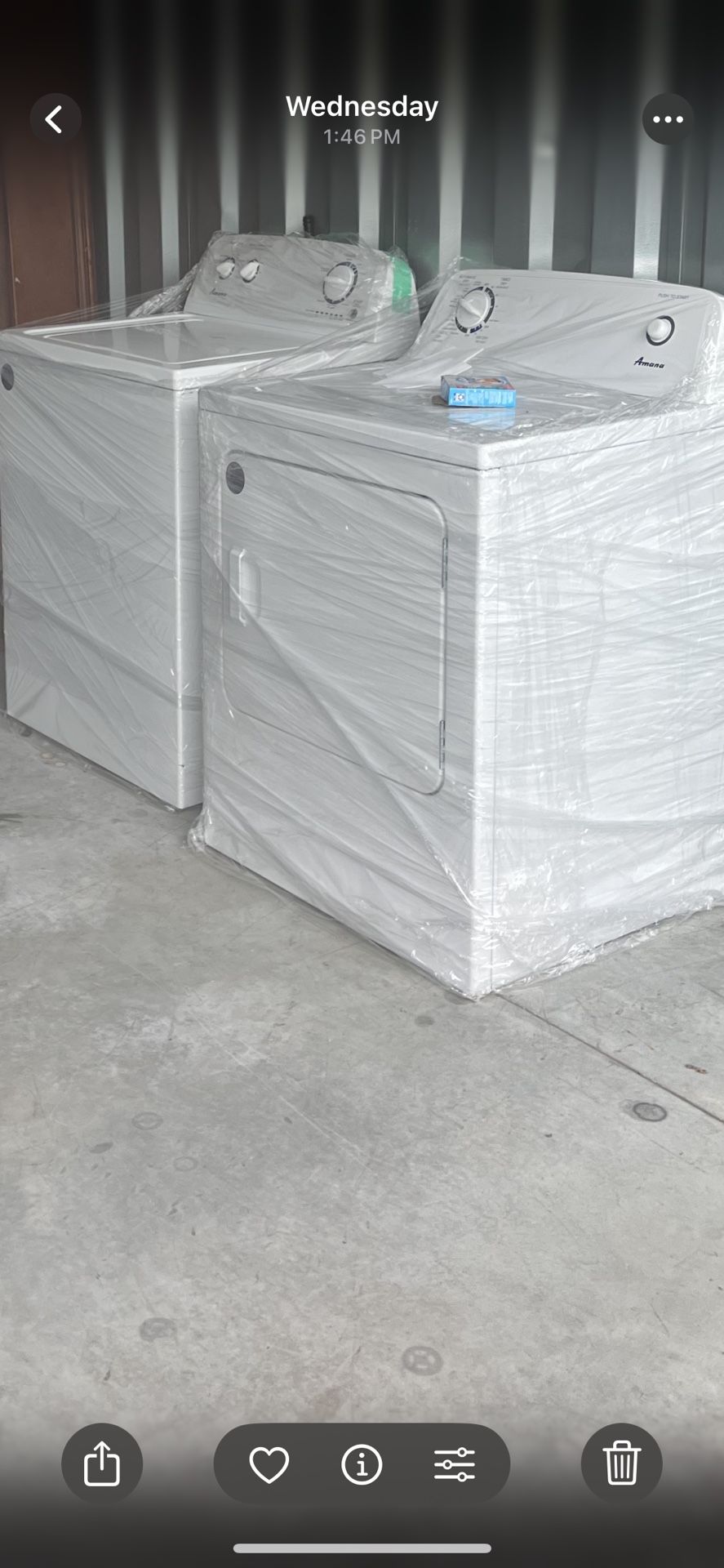 AMANA Washer & Dryer ELECTRIC
