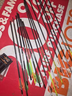Mixed Lot of Carbon Archery Arrows