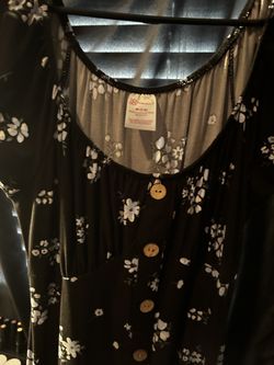 Long flower dress