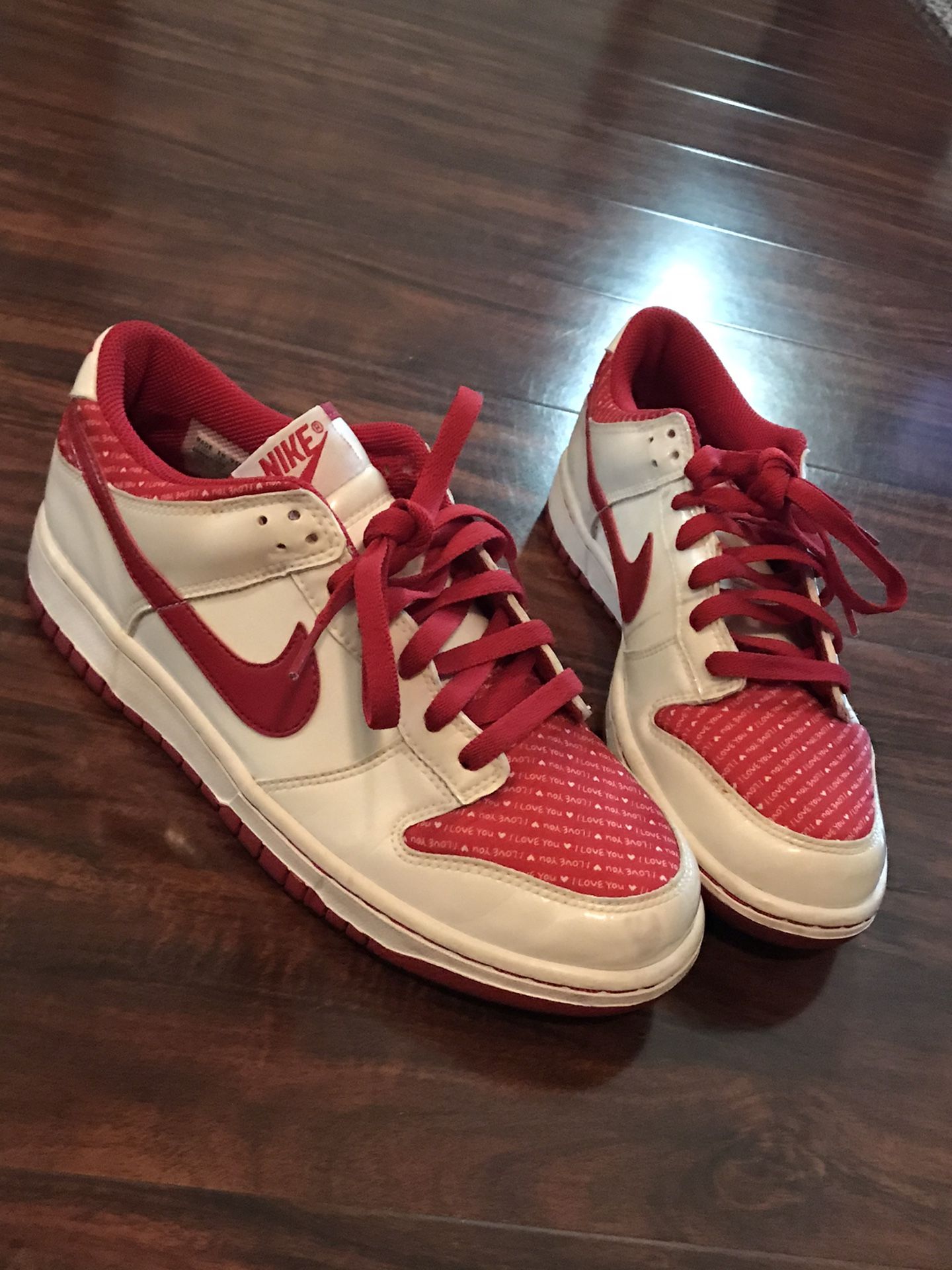 Nike Dunk Low 2005 Valentines Day “I Love You” 309324-166 Womens 8.5 Mens 7 RARE