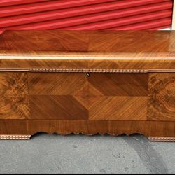 Antique Waterfall Design Chest