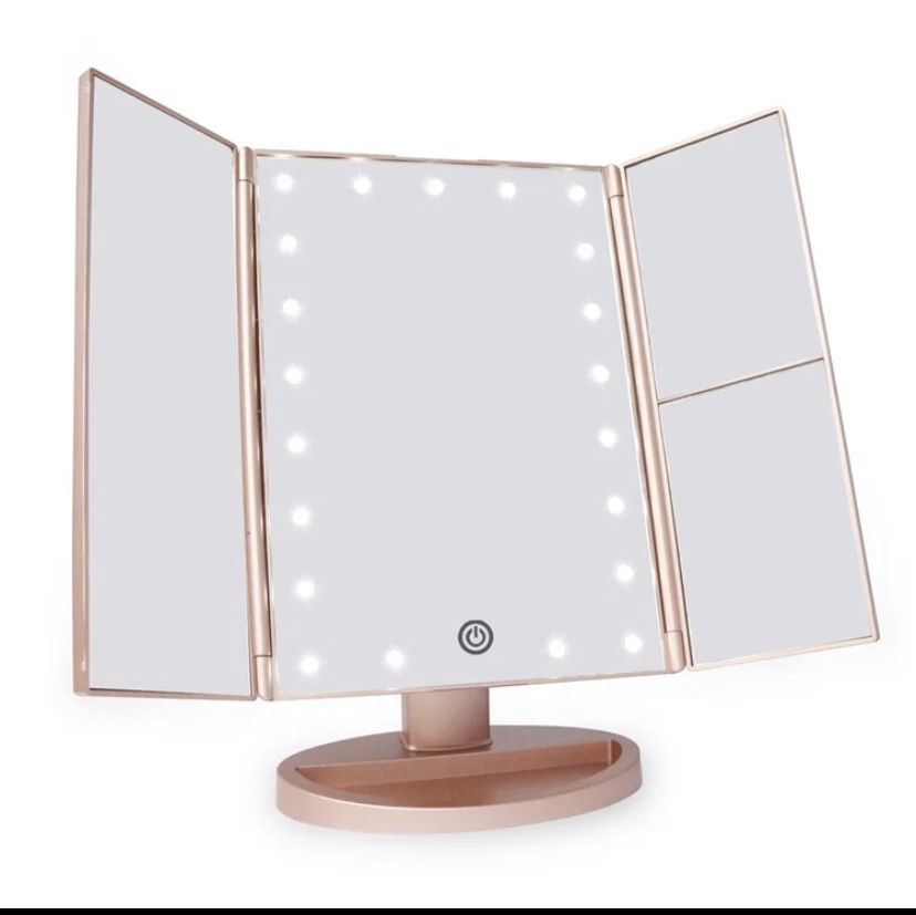 Brand New TriFold Magnifying Vanity Makeup Mirror