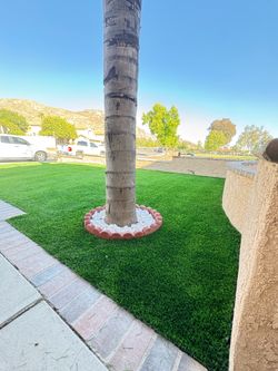 Artificial green turf