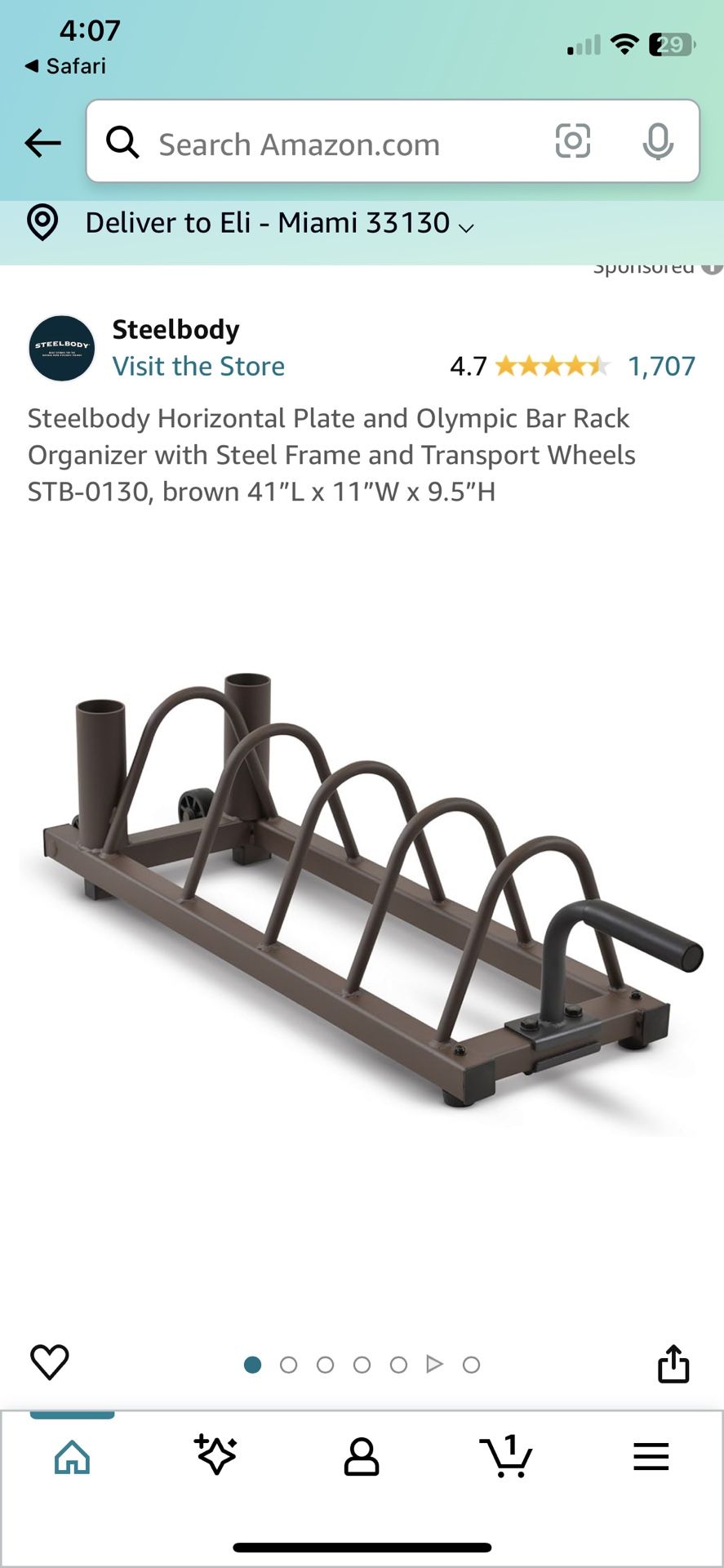 Bumper Plate Weight Rack Steel Body