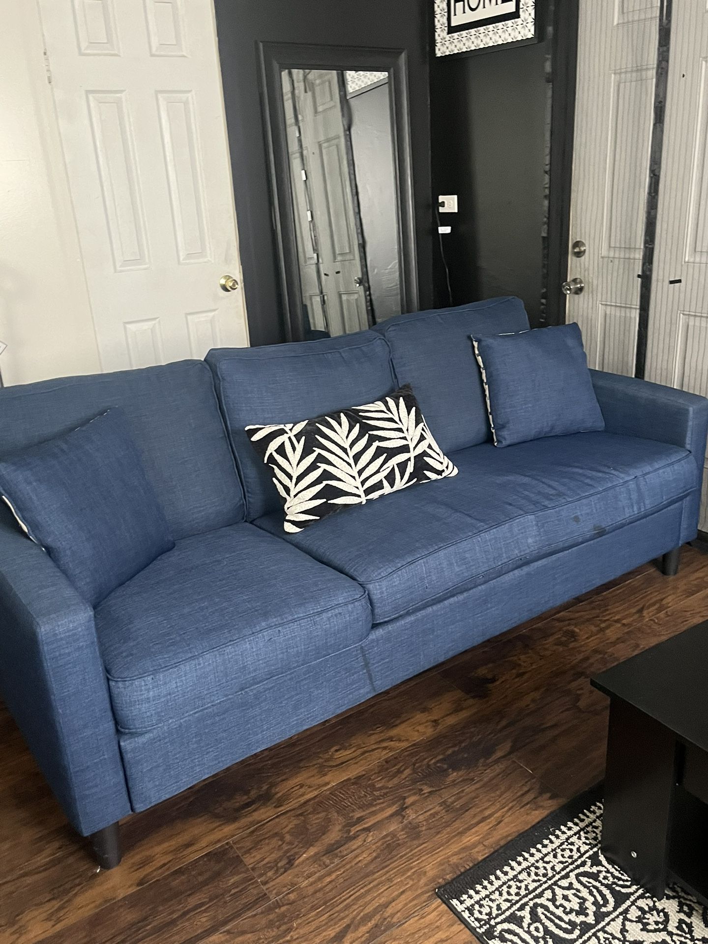 bobs furniture chofa couch/sofa L couch