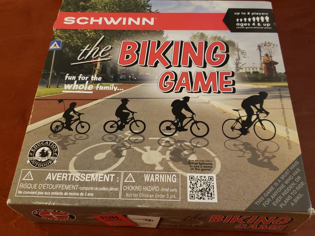 Schwinn The Biking Board Game 2013 Educational