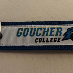 Goucher college keychain 