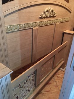 Queen Headboard + Rails