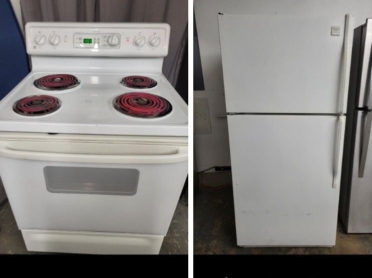Whirlpool Refrigerator And GE Stove