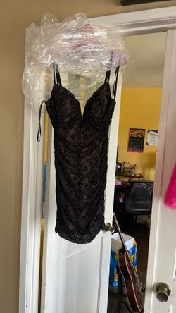 Black cocktail dress