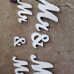 Mr And Mrs Letters 