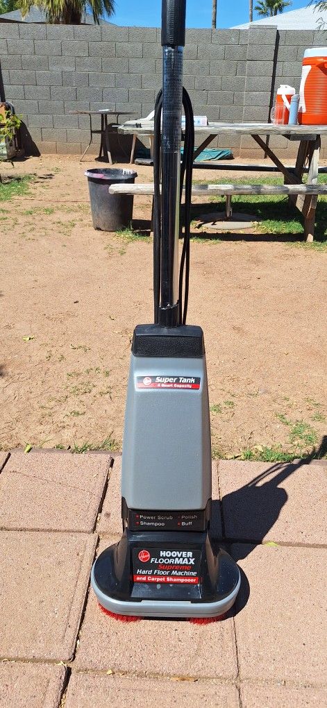 Hoover Floor Polisher W/ Pads And Polish 