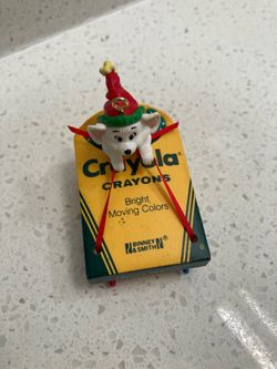 Hallmark Ornament 1990 Bright Moving Colors Crayola Crayon