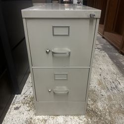OFFICE/HOME FILE CABINET 2 DRAWERS METAL FILE 