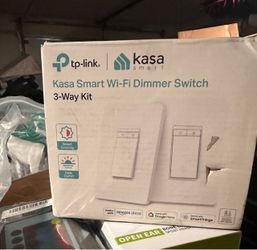New Kasa Smart 3-Way Dimmer Switch Kit, KS230 Kit; Dimmable Light Switch Works w/Alexa, Google Home & SmartThings; No Hub Required; White