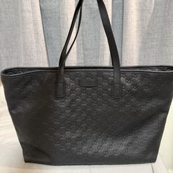 Gucci All Black Tote 