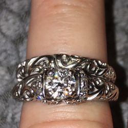 Engagement Ring With Wedding Band