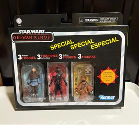 Star Wars vintage collection 3 pack obi wan jawa purgetrooper