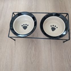 Raised Ceramic Dog Dishes