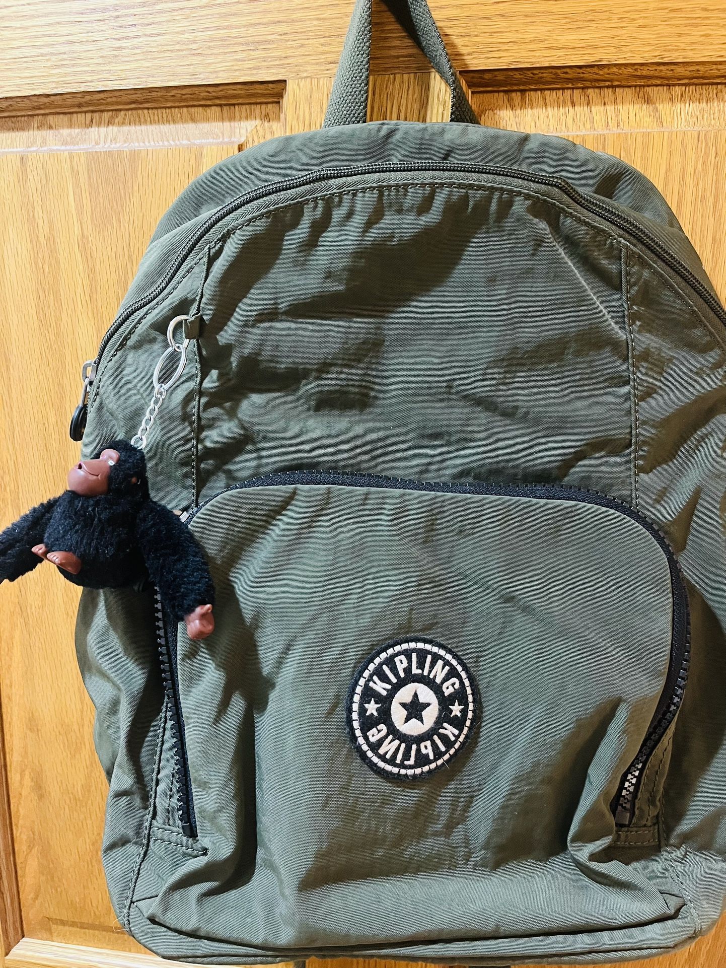 Kipling Live Light Backpack with Monkey Keychain