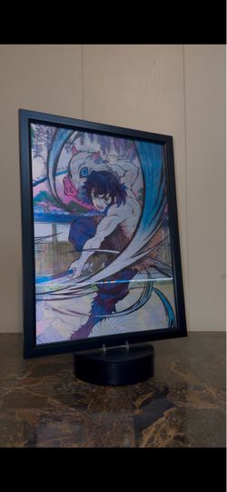 Demon Slayer 3D Changing Holographic Lenticular Poster
