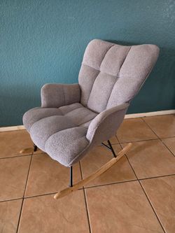 Gray Rocking Chair