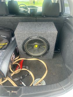 Sub woofer and amp
