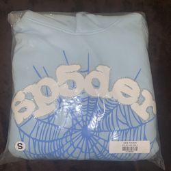 Sky Color Sp3der Hoodie