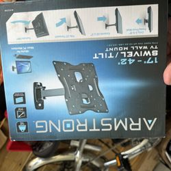 🖥️ Armstrong Swivel/Tilt TV Wall Mount – Fits 17”–42” TVs – Brand New in Box
