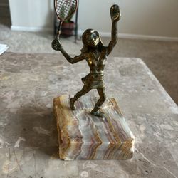 Bijan Rare Tennis Sculpure