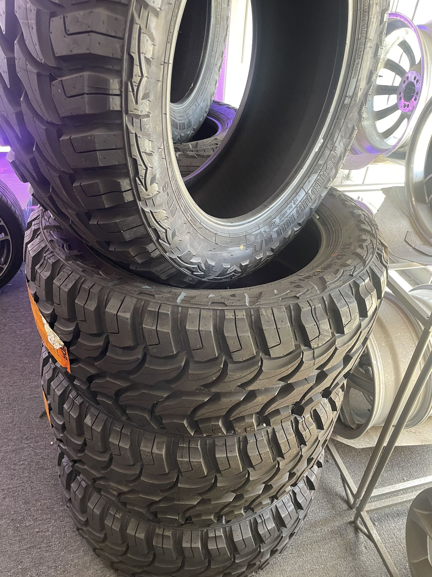LT 33x12.50R18 Mud Terrain 10 ply New Tires $810/Set 💰