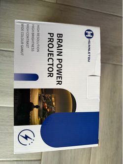 New Huanletou Brain Power Projector has high resolution, high brightness, and high contrast. This LED source projector with a wide color gamut is in i