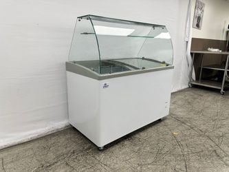 NSF 50 inch Gelato Ice Cream Freezer SD451S with glass