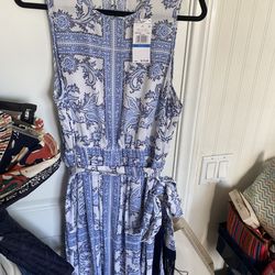 XL Michael Kors Paisley Dress (new)