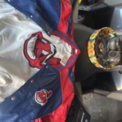 Indians Vintage Leather Jacket Size Xl