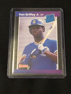 1989 Donruss Ken Griffey Jr Rated Rookie ERROR CARD 