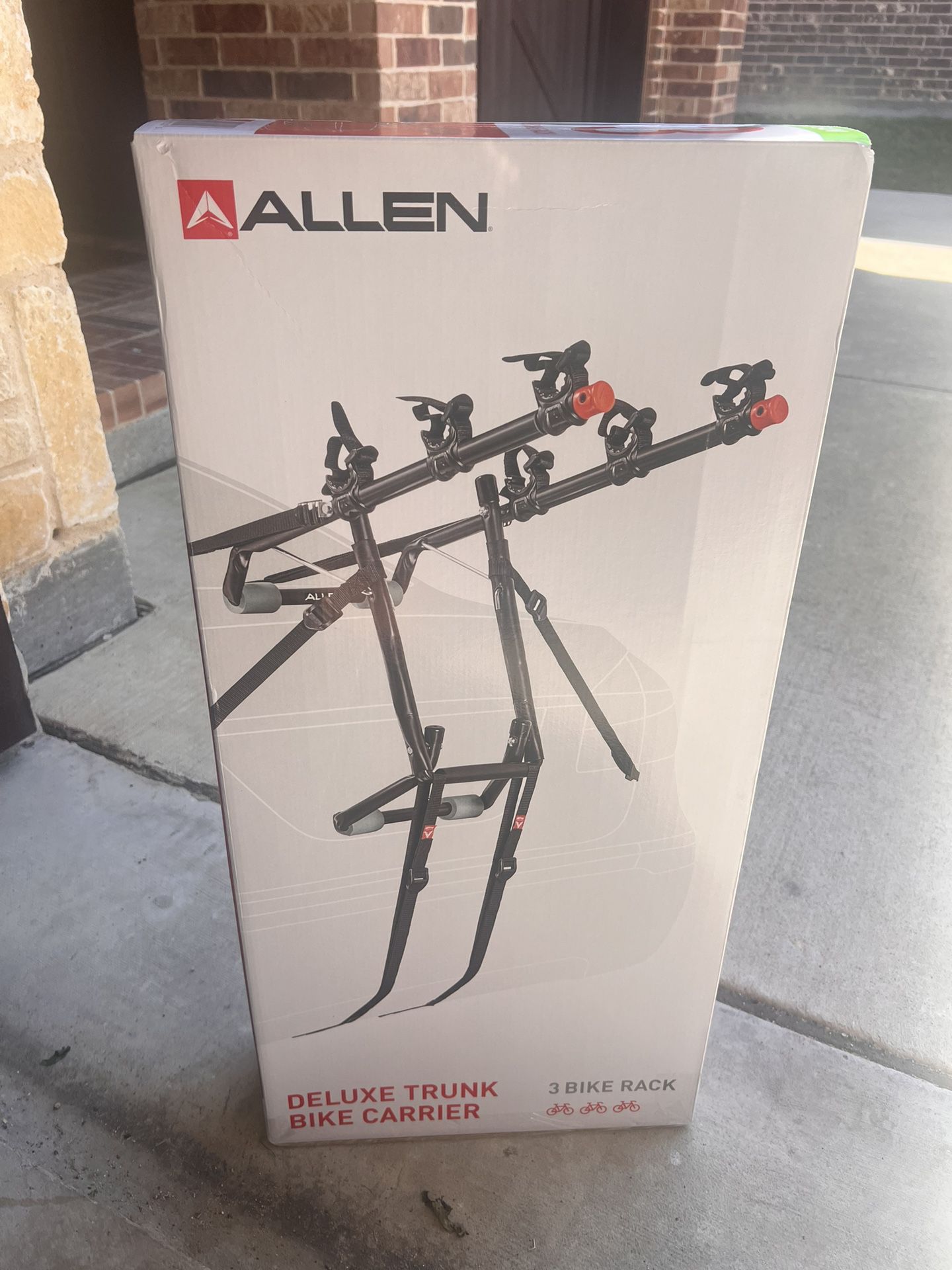 Allen Sports Deluxe 3-Bike Trunk Mounted Bike Rack Carrier, Model 103DN
