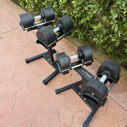 Adjustable Dumbbells 80Ibs |Gym Equipment|Home Gym