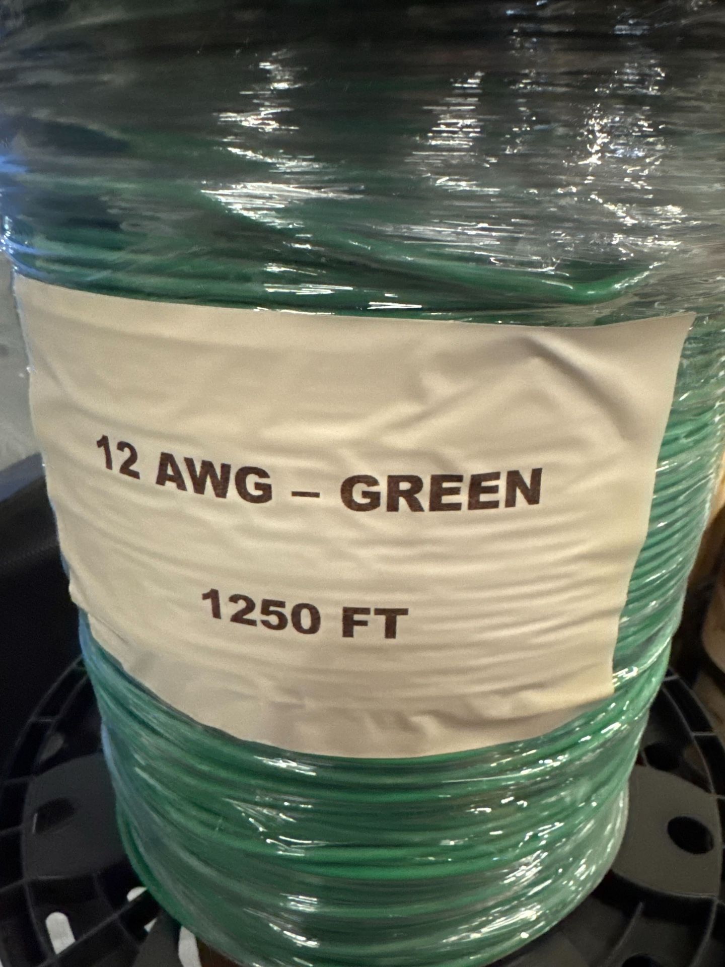 12 AWG THHN Copper Wire – 1250FT Spools – NEW – Contractor Pallet
