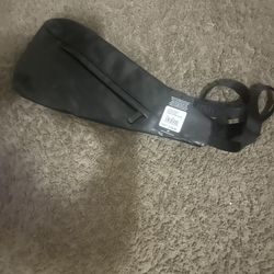 COLOR-BLACK PEBBLED DEBOSSED SLING