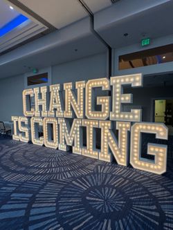 Marquee light up letters
