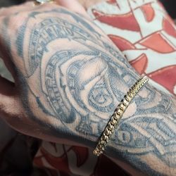 18k gold vermeil Cuban Bracelet