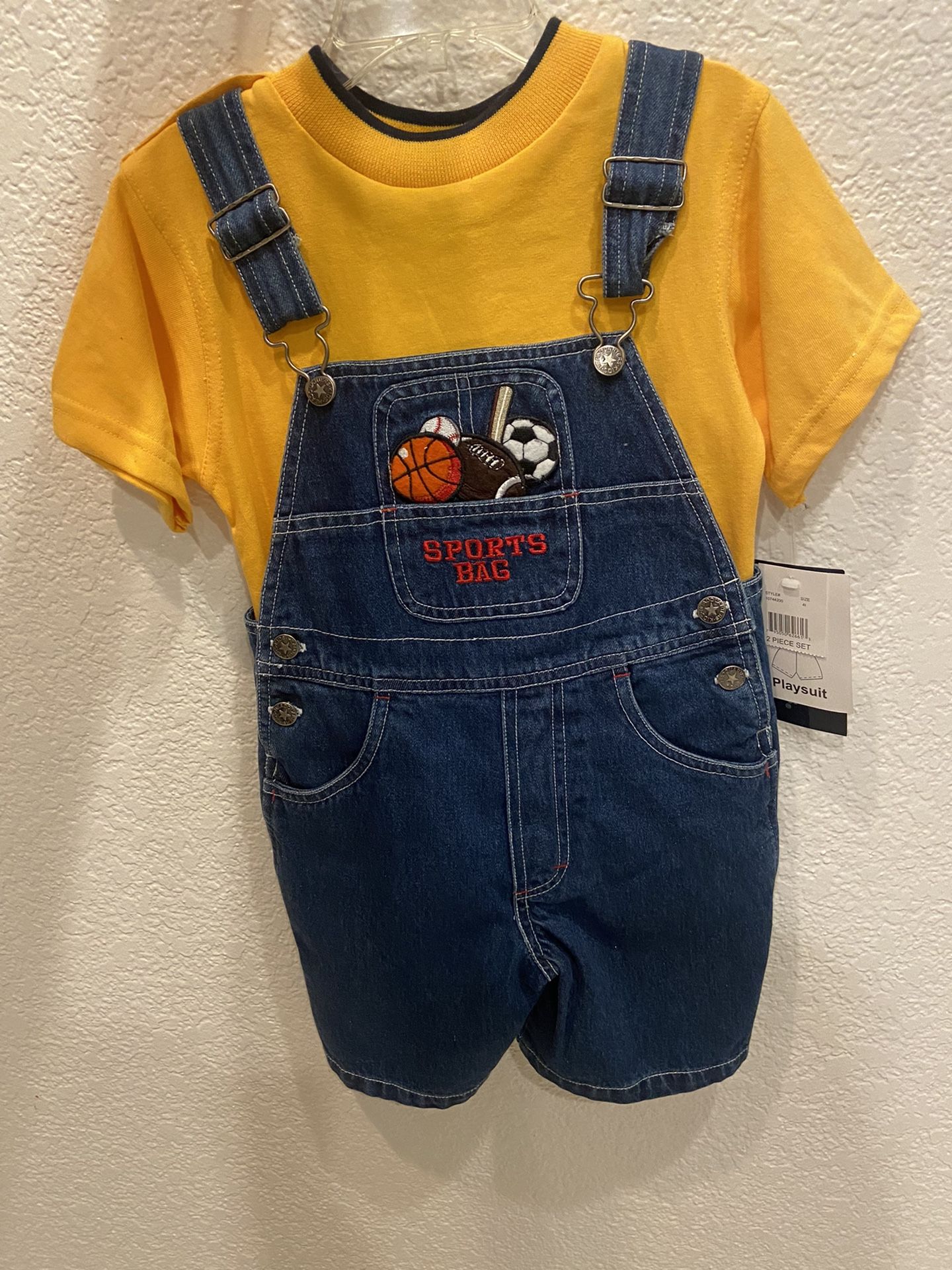 Boy Overall Set  4T